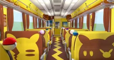 Inside the new Pokémon train